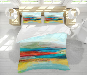 3D Yellow River 1052 Michael Tienhaara Bedding Bed Pillowcases Quilt