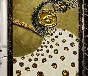 3D Abstract Peacock 670 Wall Murals Wallpaper AJ Wallpaper 2 