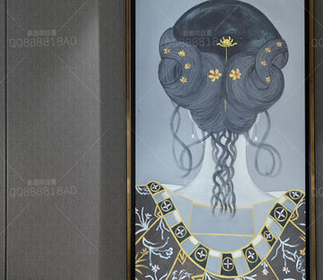 3D Ms. Head Shape 552 Wall Murals Wallpaper AJ Wallpaper 2 