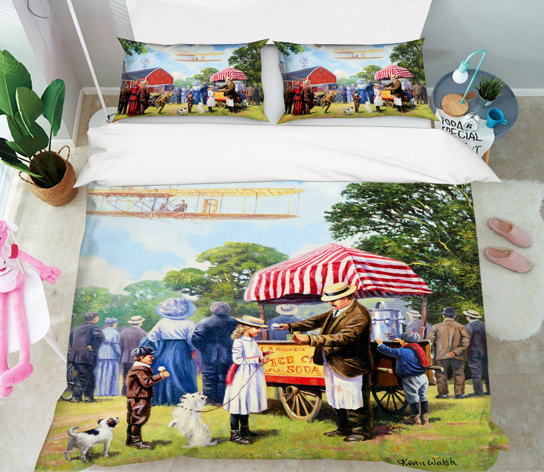 3D Small Trader 12528 Kevin Walsh Bedding Bed Pillowcases Quilt