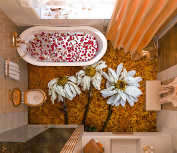 3D Dry Daisies Art 1438 Floor Mural  Wallpaper Murals Self-Adhesive Removable Print Epoxy