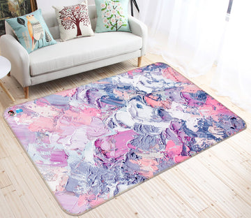 3D Pink Pigment 14 Non Slip Rug Mat Mat AJ Creativity Home 