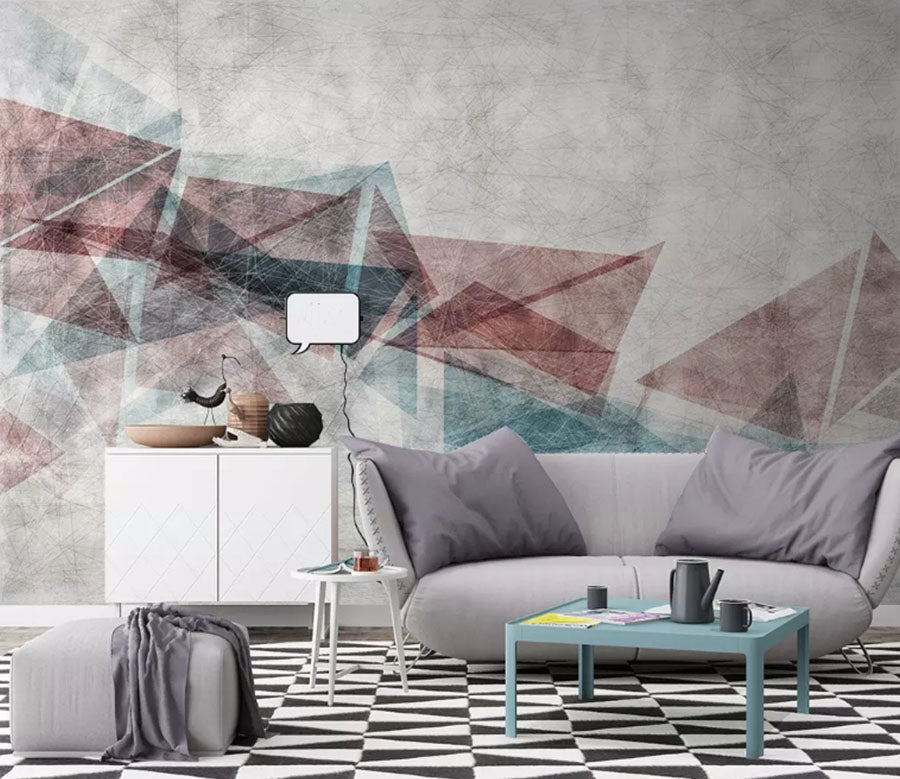 3D Transparent Geometry 2128 Wall Murals