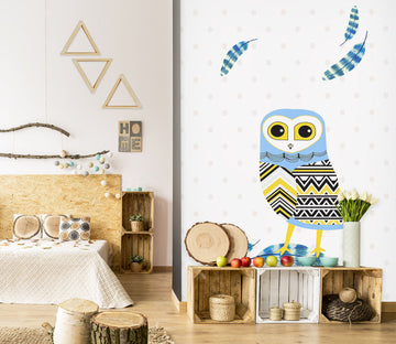 3D Parrot Feather 056 Wall Murals