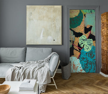 3D Pattern Lotus Leaf 9402 Allan P. Friedlander Door Mural