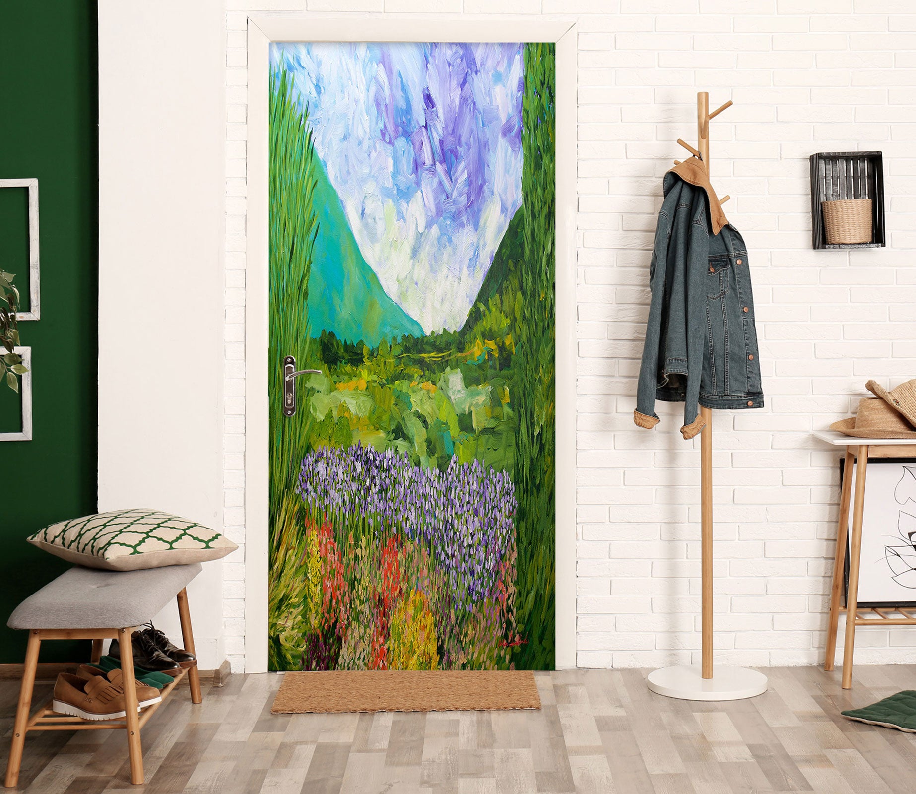 3D Mountain Meadow 93200 Allan P. Friedlander Door Mural