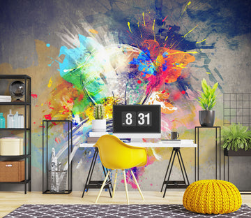 3D Color Bulb 1082 Wall Murals