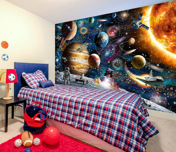 3D Color Planet 1404 Adrian Chesterman Wall Mural Wall Murals