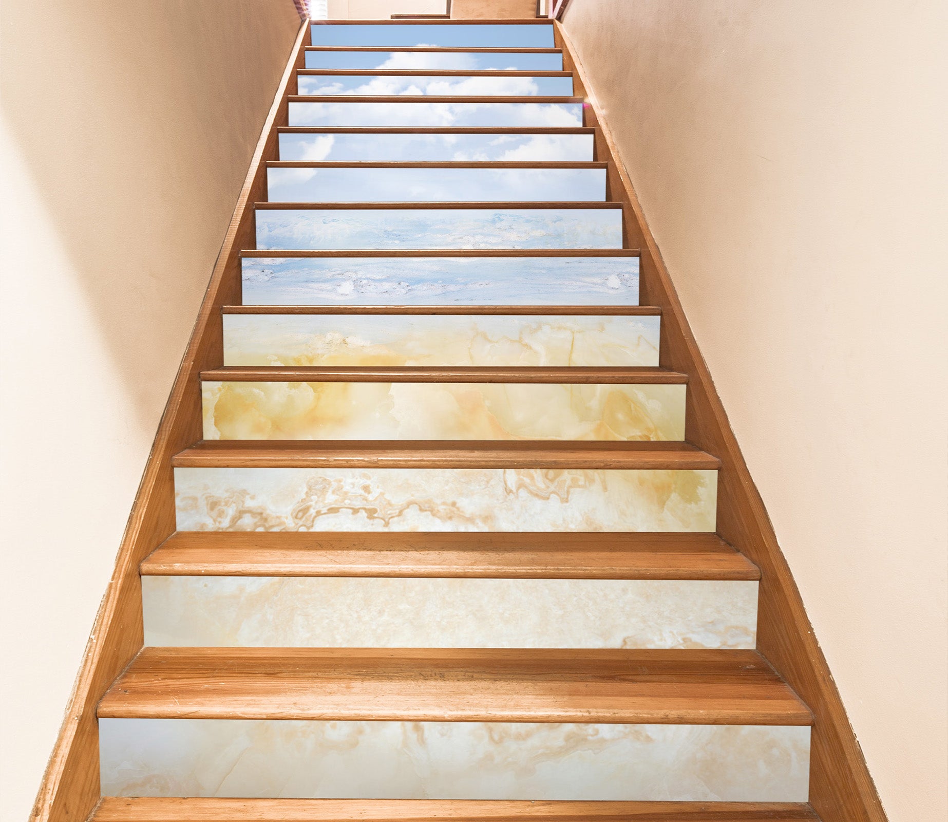3D Gradation Seaside Color 543 Stair Risers