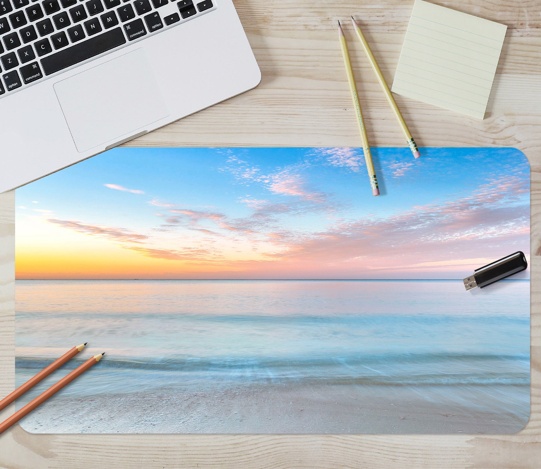 3D Beach Seaside 12401 Assaf Frank Desk Mat