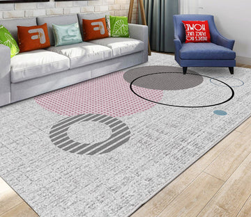 3D Modern Round WG544 Non Slip Rug Mat Mat AJ Creativity Home 