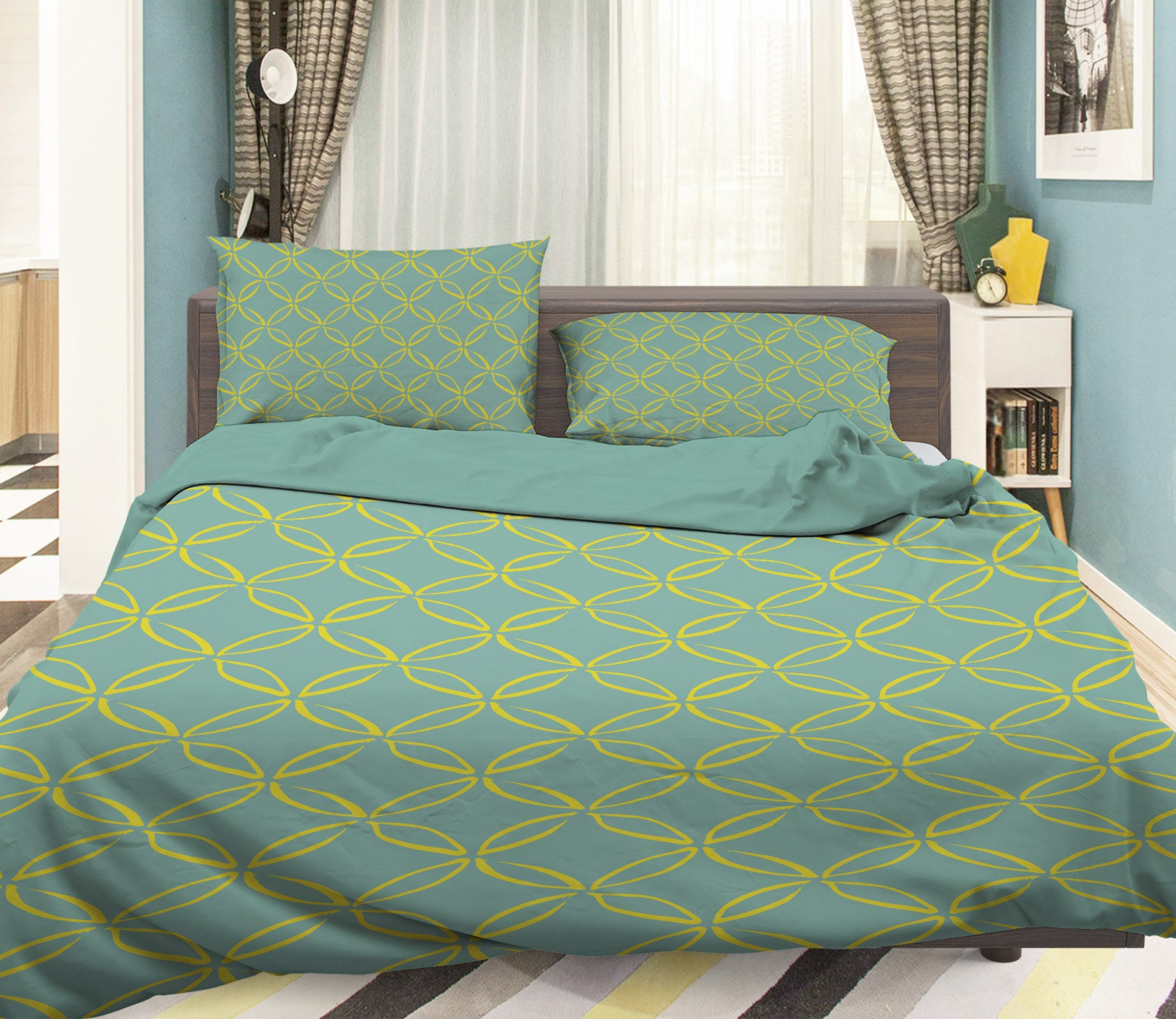 3D Green Pattern 10973 Kashmira Jayaprakash Bedding Bed Pillowcases Quilt