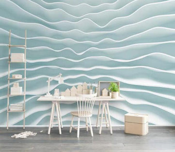 3D White Wave 254 Wall Murals Wallpaper AJ Wallpaper 2 