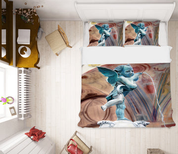 3D Angel Statue 11047 Matthew Holden Bates Bedding Bed Pillowcases Quilt