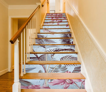 3D Leaves Flowers 104125 Andrea Haase Stair Risers