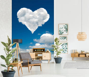 3D Love Cloud 1553 Wall Murals