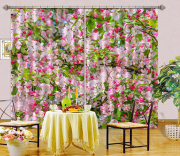 3D Pink Peach Blossom 6379 Assaf Frank Curtain Curtains Drapes