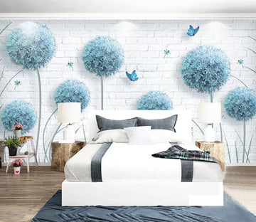 3D Dandelion WC18 Wall Murals Wallpaper AJ Wallpaper 2 