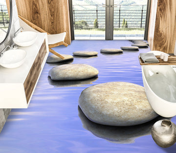 3D Purple River 608 Floor Mural  Wallpaper Murals Rug & Mat Print Epoxy waterproof bath floor