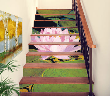 3D Pink Lotus 90130 Allan P. Friedlander Stair Risers