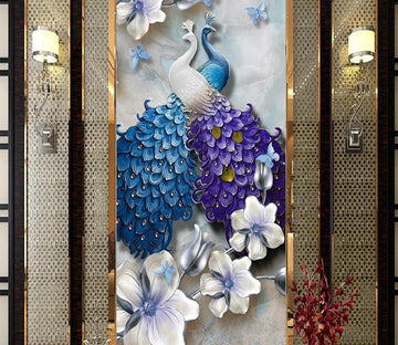 3D Peacock 444 Wall Murals Wallpaper AJ Wallpaper 2 