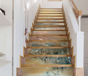 3D Mountain Beach Texture Painting 9803 Anne Farrall Doyle Stair Risers