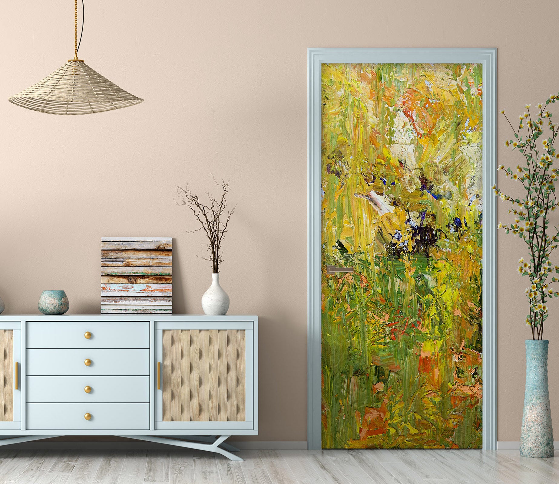 3D Oil Paint Pattern 93164 Allan P. Friedlander Door Mural