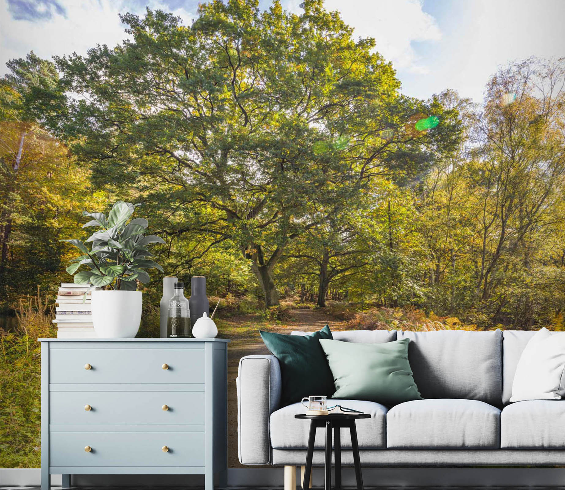 3D Forest Tree 029 Assaf Frank Wall Mural Wall Murals