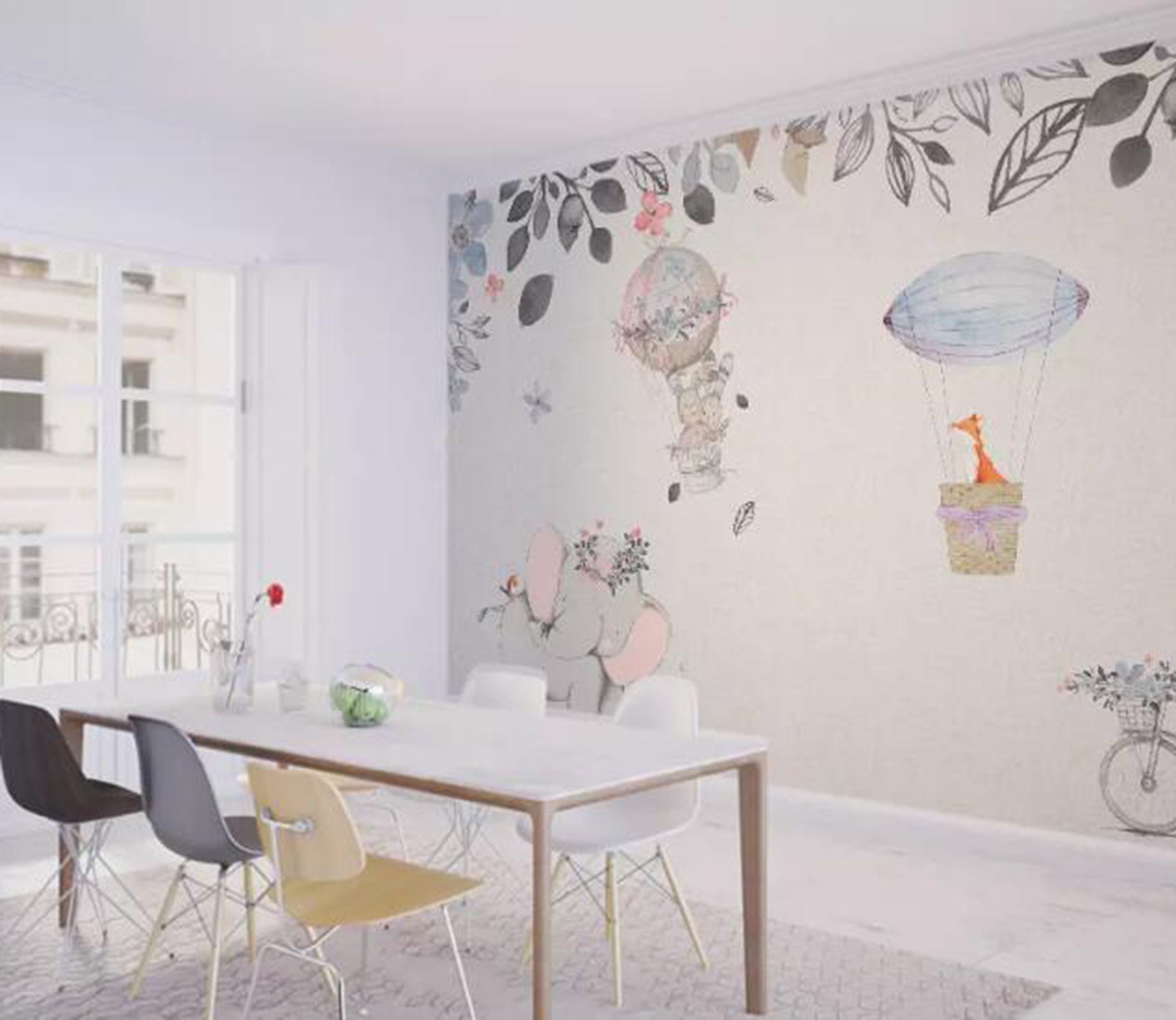 3D Cute Balloon WG08 Wall Murals Wallpaper AJ Wallpaper 2 