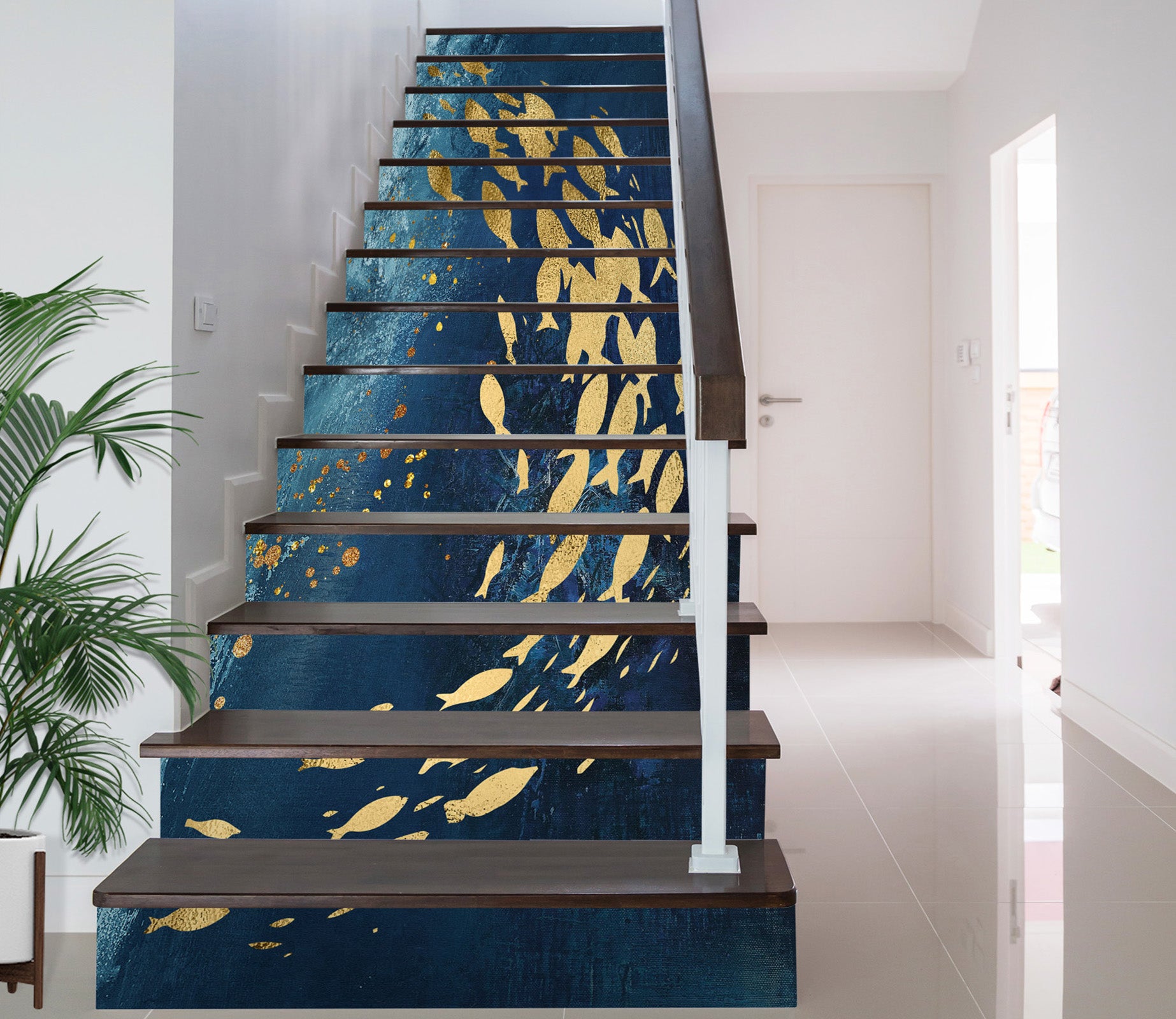 3D Directional Fish 538 Stair Risers