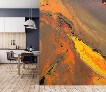 3D Golden Brown Pattern 40040 Valerie Latrice Wall Mural Wall Murals