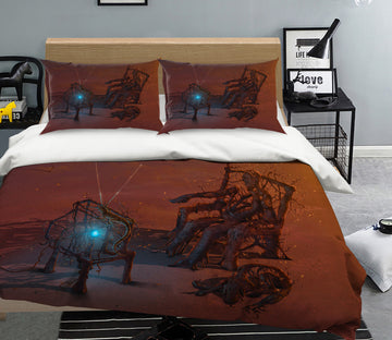 3D Remote 072 Bed Pillowcases Quilt Exclusive Designer Vincent