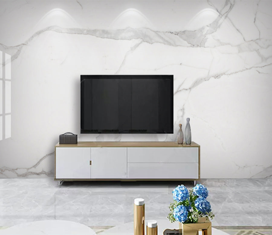 3D White Slate WG229 Wall Murals