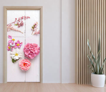 3D Beautiful Flowers 5033 Assaf Frank Door Mural