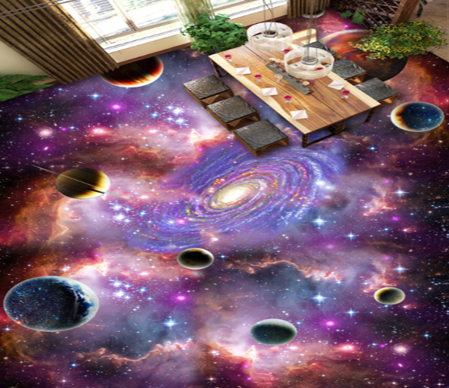 3D Cosmic Galaxy 293 Floor Mural  Wallpaper Murals Rug & Mat Print Epoxy waterproof bath floor