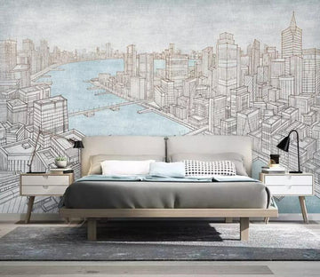 3D Seaside City WG54 Wall Murals Wallpaper AJ Wallpaper 2 