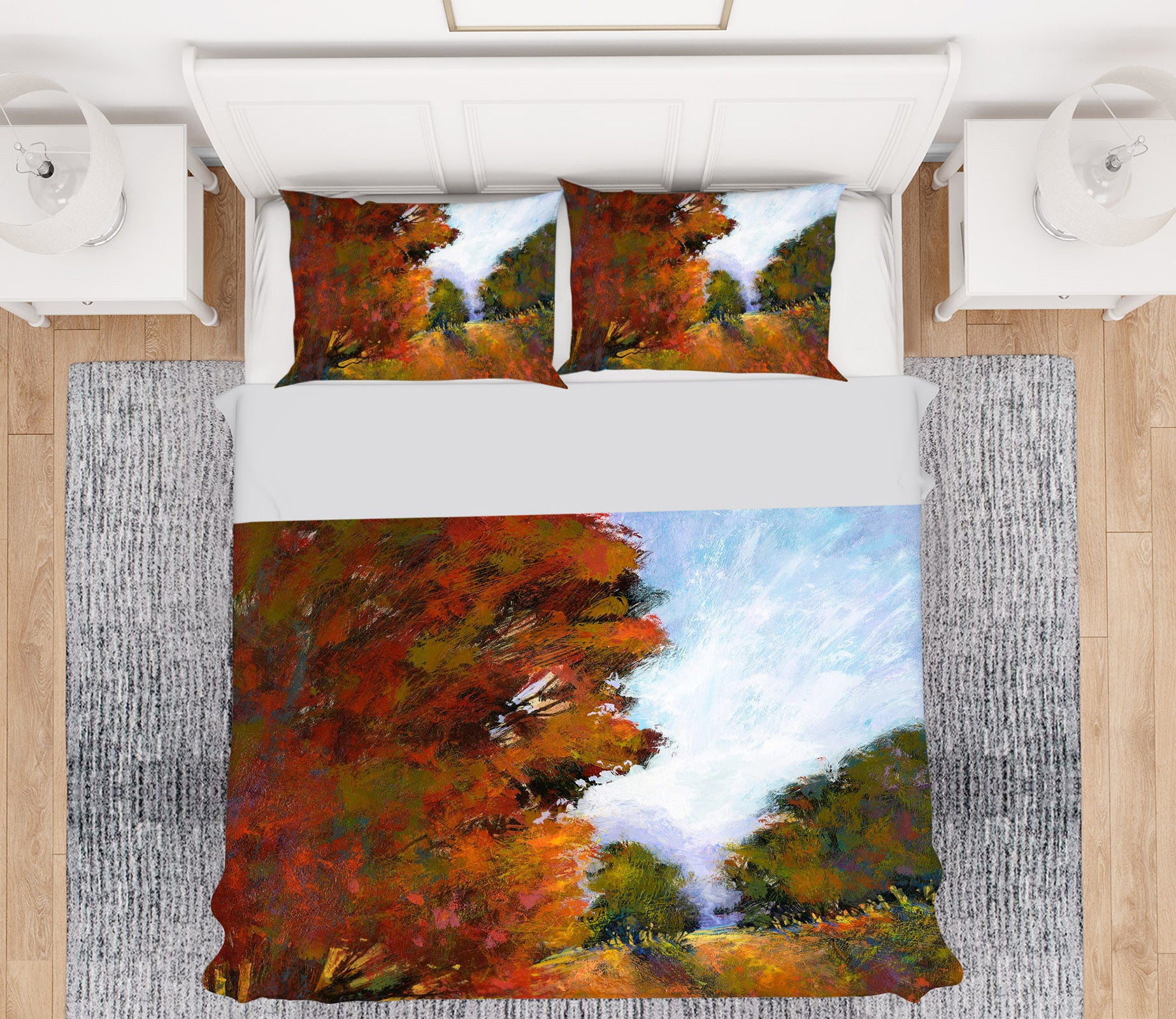 3D Autumn Painting 1011 Michael Tienhaara Bedding Bed Pillowcases Quilt