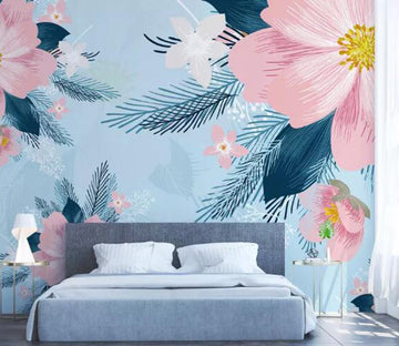 3D Flower Leaves WG31 Wall Murals Wallpaper AJ Wallpaper 2 