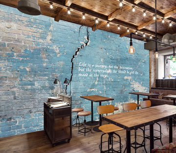 3D Blue Wall WG277 Wall Murals