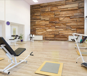 3D brown Interlace Lattice 18 Wall Murals Wallpaper AJ Wallpaper 