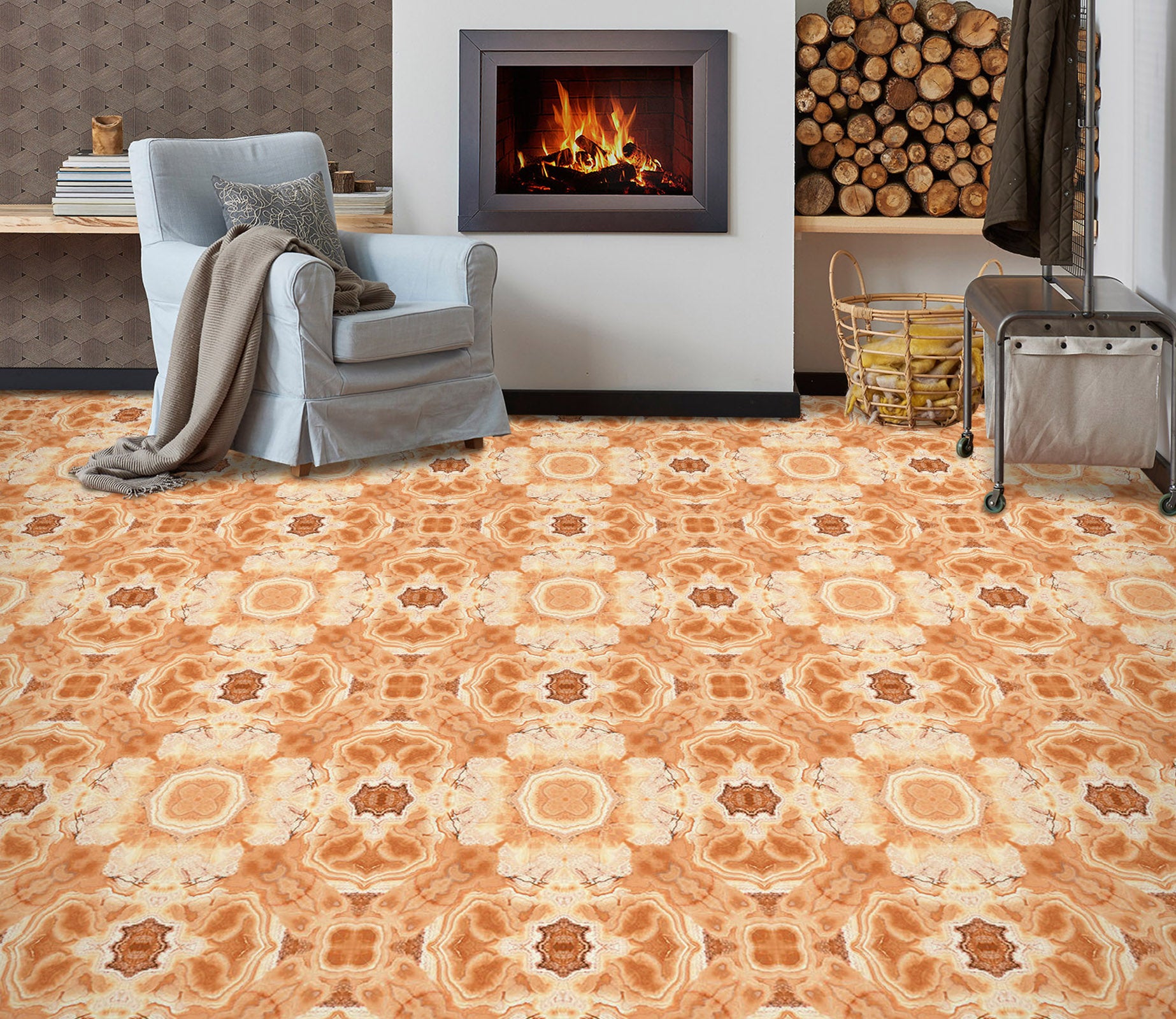 3D Warm And Delicate Pattern 838 Floor Mural  Wallpaper Murals Rug & Mat Print Epoxy waterproof bath floor