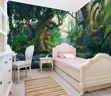 3D Forest River 040 Wall Murals Wallpaper AJ Wallpaper 2 
