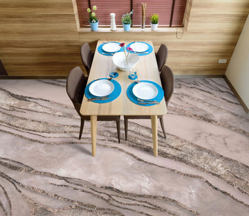 3D Brown Striped Texture 102122 Andrea Haase Floor Mural  Wallpaper Murals Self-Adhesive Removable Print Epoxy
