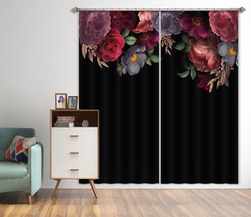 3D Peony Fragrance 207 Uta Naumann Curtain Curtains Drapes