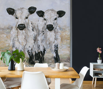 3D Small Cow 1404 Debi Coules Wall Mural Wall Murals