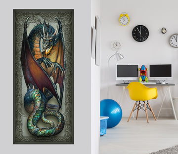 3D Dragon 8082 Ciruelo Wall Sticker