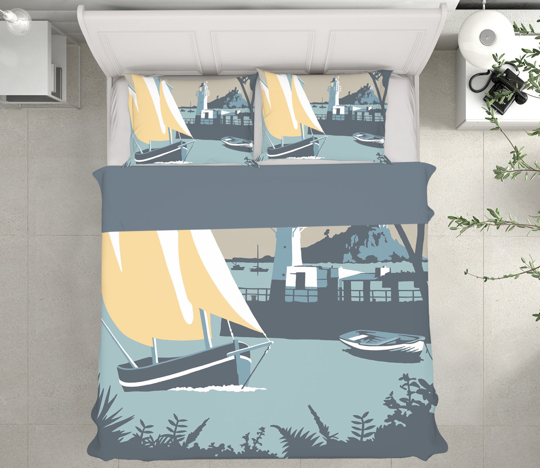 3D Newlyn 2031 Steve Read Bedding Bed Pillowcases Quilt