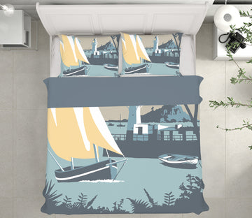 3D Newlyn 2031 Steve Read Bedding Bed Pillowcases Quilt