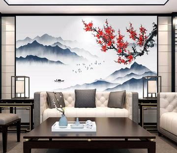 3D Mountain River WC71 Wall Murals Wallpaper AJ Wallpaper 2 