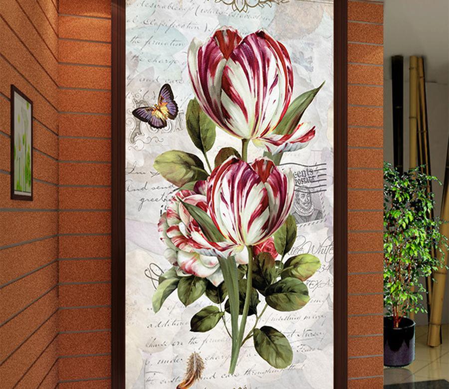 3D Flower 406 Wall Murals Wallpaper AJ Wallpaper 2 